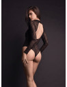 Mock-neck layering bodysuit — SECRET