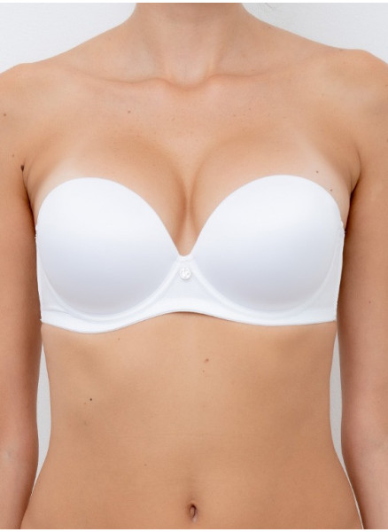 EXTRA DOUBLE Padded super push bandeaux bra  - Formedouble