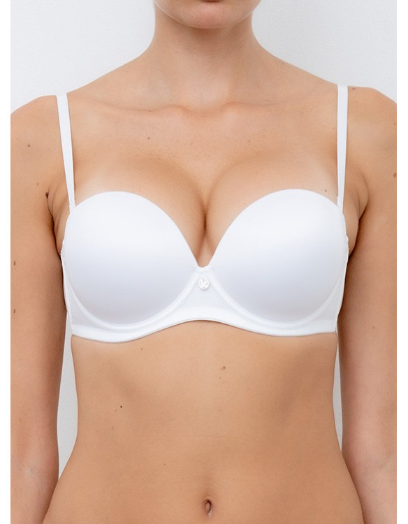EXTRA DOUBLE Padded super push bandeaux bra  -...