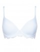 Balcony Bra Padded with microfiber and lace - Mousse Pizzo