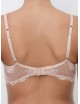 Balcony Bra Padded with microfiber and lace - Mousse Pizzo