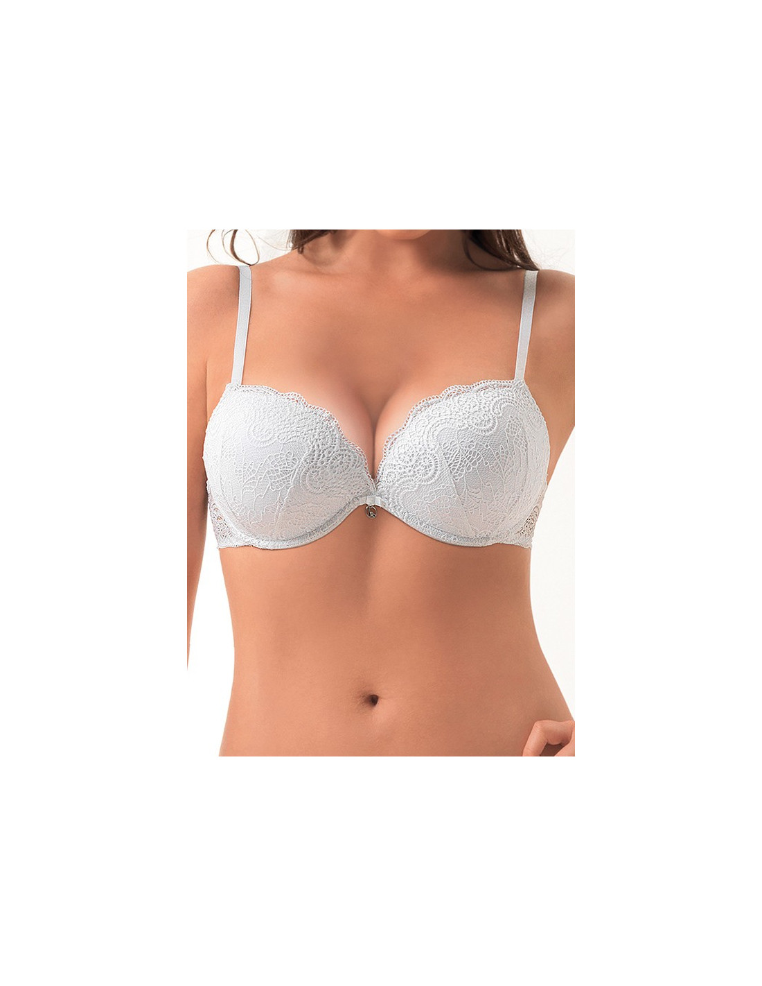 Double push up bra with clear back: Lormar Double Gloss Formedouble