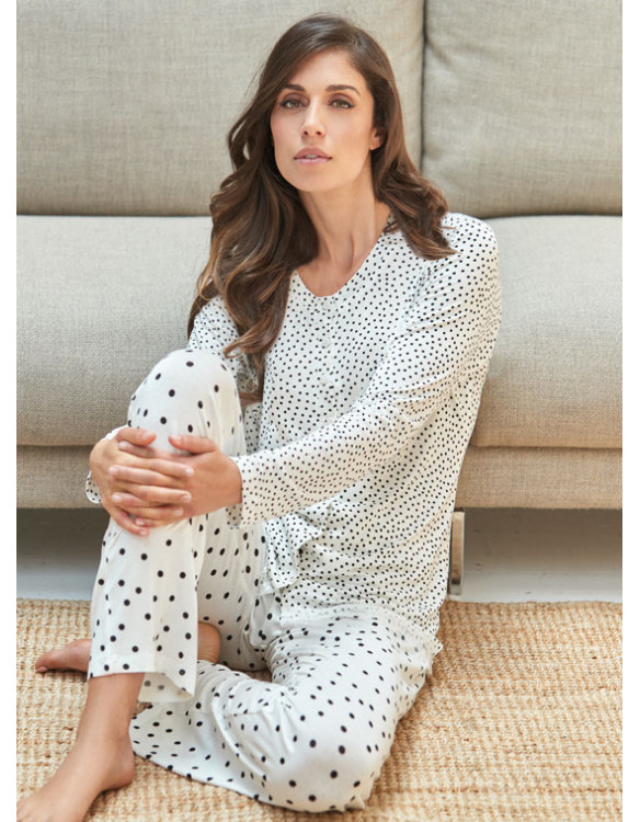 Long sleeve opened pyjamas - Chantal Series