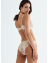 Cut out lace and microfiber Brief. SATÈN series