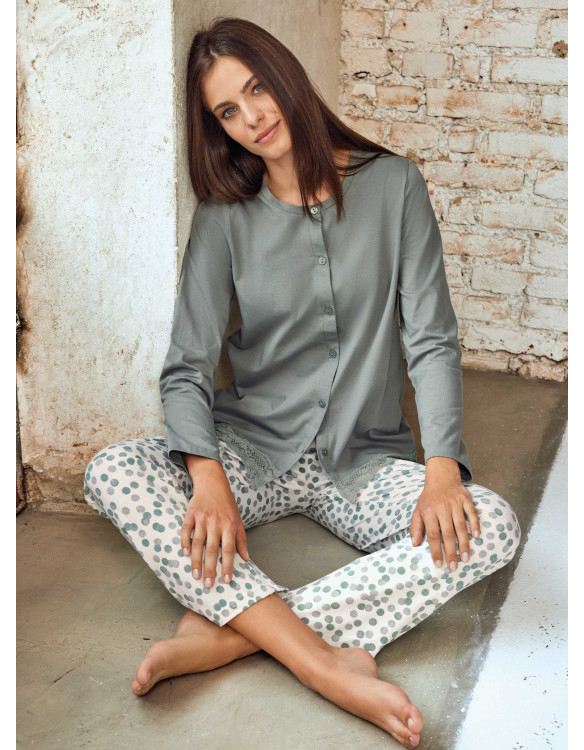 Long Sleeve Opened Pyjamas - WOMAN series
