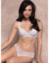 Full lace moulded stretch padding balcony bra. COMFY YOURBODY