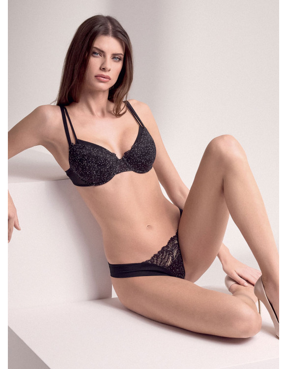 Moulded stretch padding twin bra - MISS