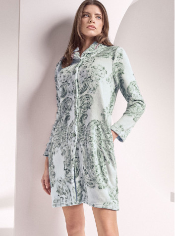 Long Sleeve Night Gown. CACHEMIRE Series