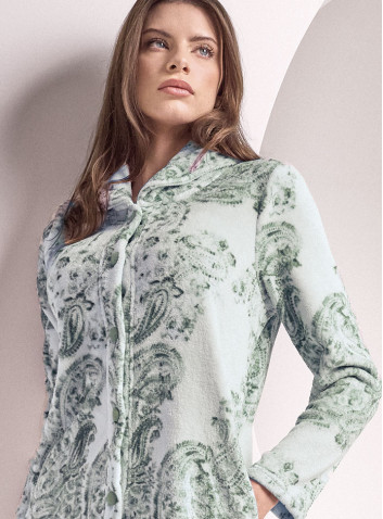 Long Sleeve Night Gown. CACHEMIRE Series 2