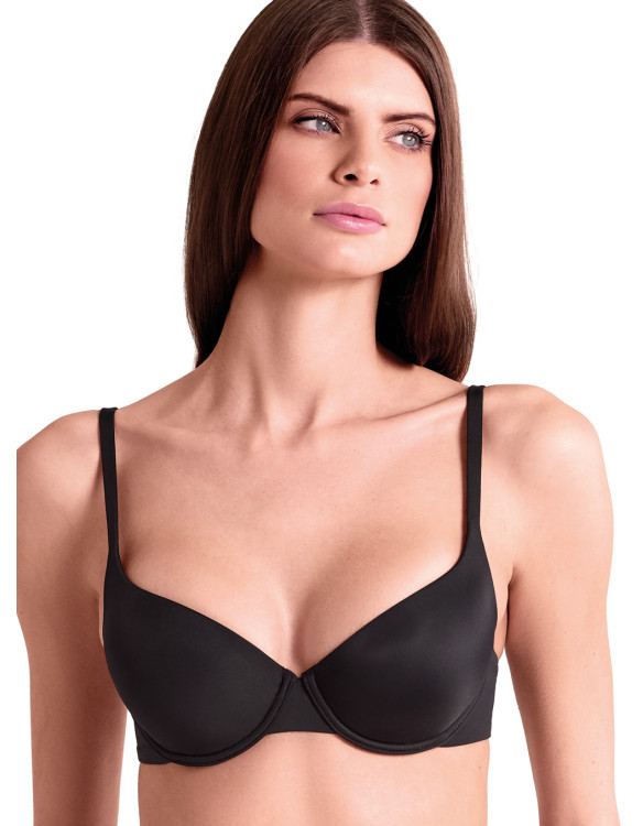 Microfiber Padded Balcony Bra - Mousse