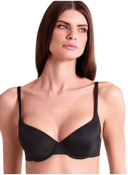 Microfiber Padded Balcony Bra - Mousse