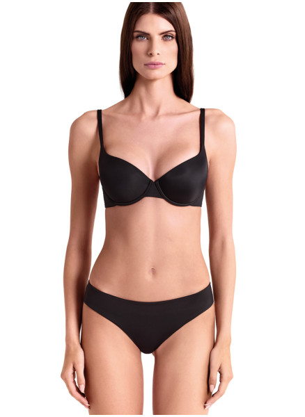 Microfiber Padded Balcony Bra - Mousse
