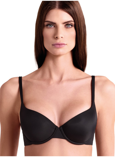 Microfiber Padded Balcony Bra - Mousse