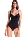Body Imbottito in microfibra - Mousse