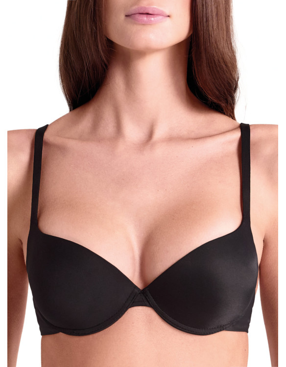 Graduated Push Up Microfiber Bra - Soufflé