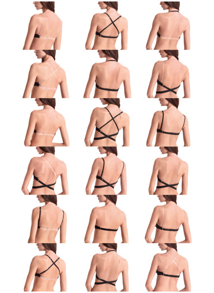 Multiposition bra Push Up Joker 18 in microfiber