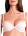 Graduated Push Up Microfiber Bra - Soufflé