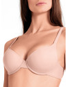 Microfiber Padded Balcony Bra - Mousse