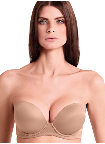 EXTRA DOUBLE Padded super push bandeaux bra  - Formedouble