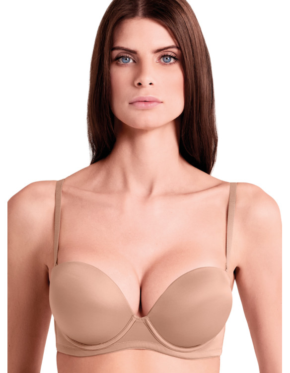 EXTRA DOUBLE Padded super push bandeaux bra  -...