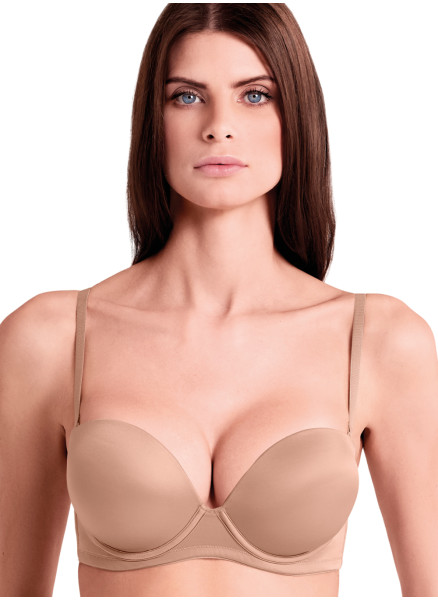 EXTRA DOUBLE Padded super push bandeaux bra  - Formedouble