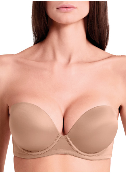 EXTRA DOUBLE Padded super push bandeaux bra  - Formedouble