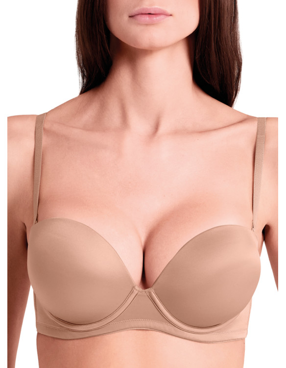 EXTRA DOUBLE Padded super push bandeaux bra  -...