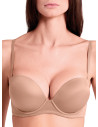 EXTRA DOUBLE Padded super push bandeaux bra  - Formedouble