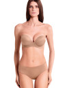 EXTRA DOUBLE Padded super push bandeaux bra  - Formedouble