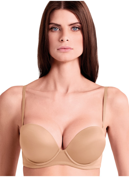 EXTRA DOUBLE Padded super push bandeaux bra  - Formedouble