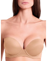 EXTRA DOUBLE Padded super push bandeaux bra  - Formedouble