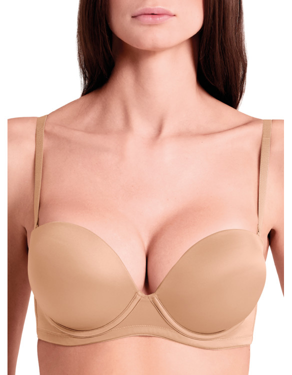 EXTRA DOUBLE Padded super push bandeaux bra  -...