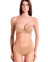 EXTRA DOUBLE Padded super push bandeaux bra  - Formedouble