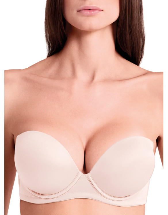 EXTRA DOUBLE Padded super push bandeaux bra  -...