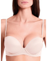 EXTRA DOUBLE Padded super push bandeaux bra  - Formedouble