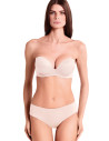 EXTRA DOUBLE Padded super push bandeaux bra  - Formedouble