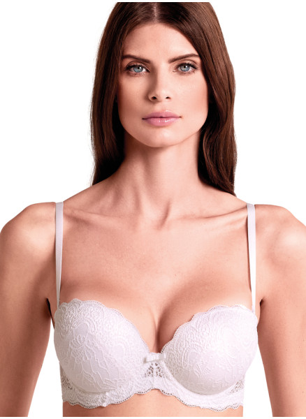 Reggiseno Fascia effetto Super Push Up +2 taglie - Extra Pizzo FORMEDOUBLE PIZZO
