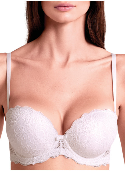 Reggiseno Fascia effetto Super Push Up +2 taglie - Extra Pizzo FORMEDOUBLE PIZZO