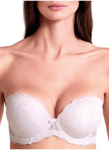 Reggiseno Fascia effetto Super Push Up +2 taglie - Extra Pizzo FORMEDOUBLE PIZZO