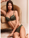 Cut out lace soft padding. SATEN