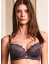 Cut out lace soft padding. SATEN