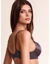 Cut out lace soft padding. SATEN
