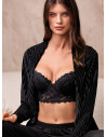 Padded corset lace. EVENING