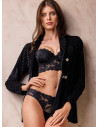 Padded corset lace. EVENING