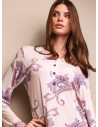 Long sleeve grandad pyjamas. PASHMINA