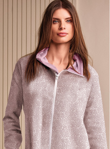 Long sleeve full zip nightgown. PARIS 2