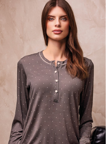 Long sleeve grandad pyjamas. PAPILLON 2