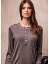 Long sleeve grandad pyjamas. PAPILLON