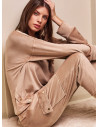 Long sleeve round neck pyjamas. LEISURE