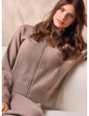 Maglia con cappuccio full zip. Serie LIVING